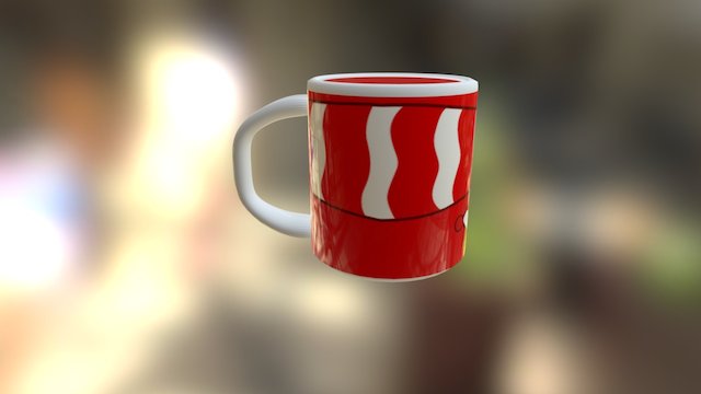 G2A Christmas Mug_RED 3D Model
