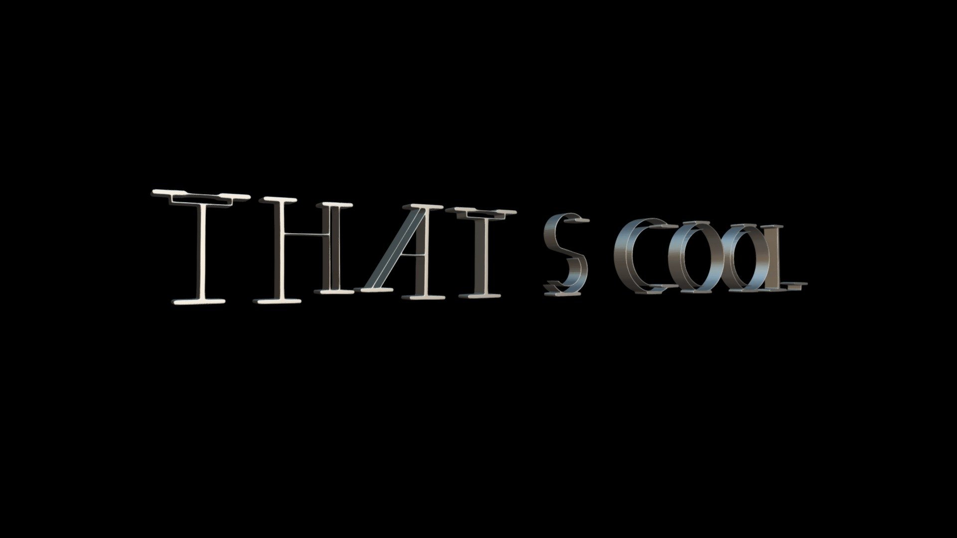 Tywan FONT "THAT S COOL"