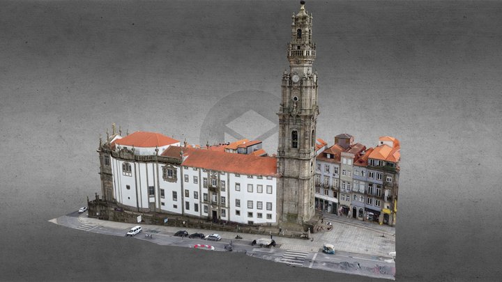 The Clérigos Church - Porto Portugal by FAE 3D Model
