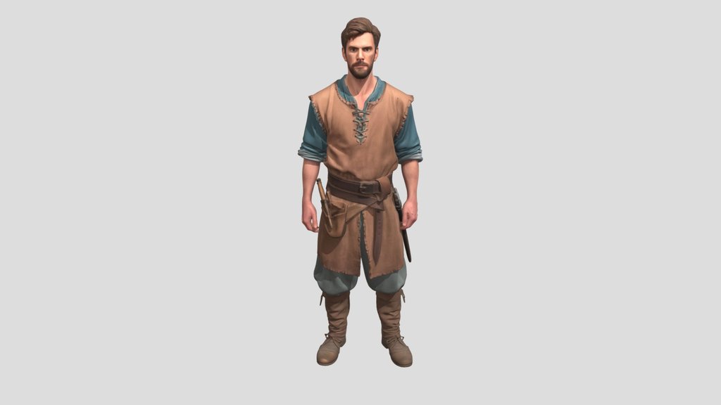 Medieval Peasant Warrior