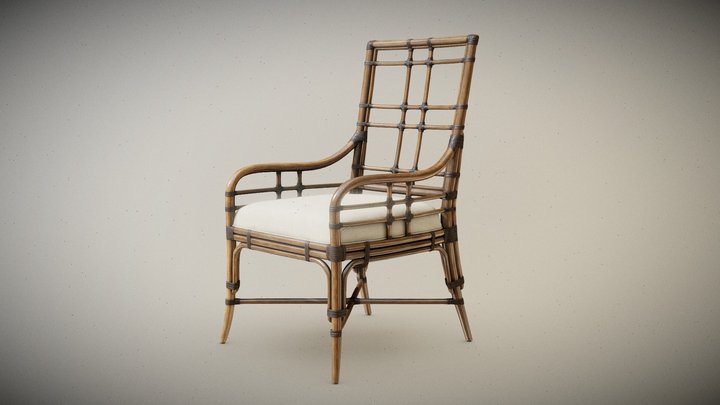 Seaview Arm Chair 3D Model