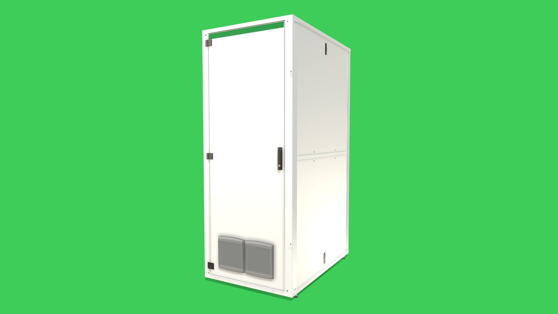 Netshelter RX 42U Enclosure w Ventilation System - 3D model by ...
