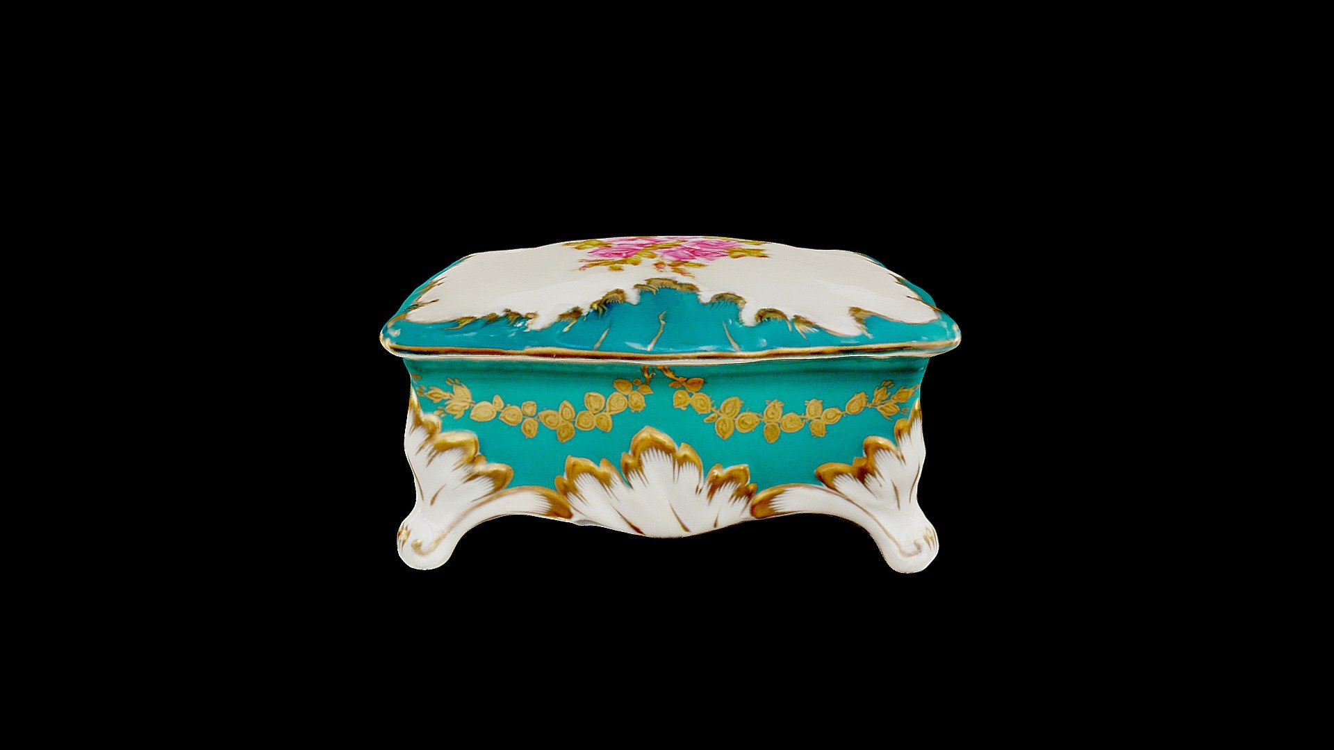 Music box 07849091 BEL 3D model by Herend Porcelain Manufactory