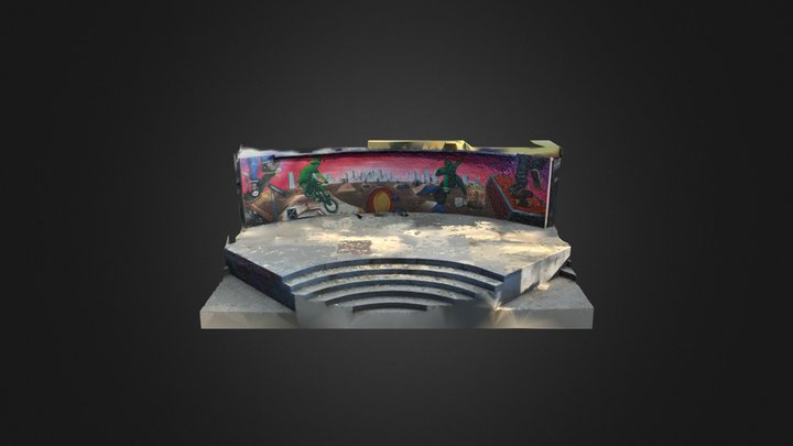 Mural  Plaza Morelia 3D Model