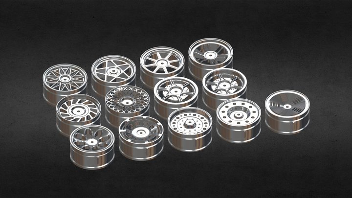 Alloy Wheel Rims (Free) 3D Model