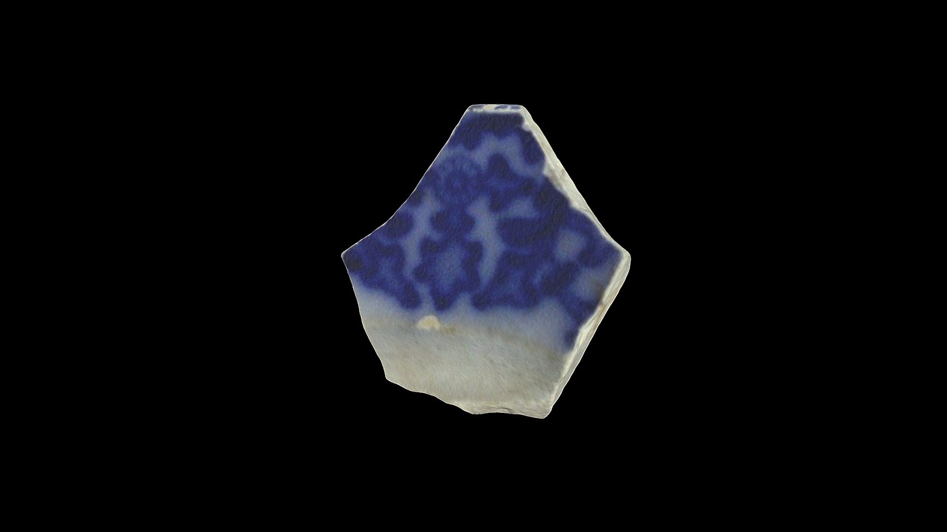 Blue Flow Color Printed Rim Sherd - 3D model by MDOTarchaeology ...