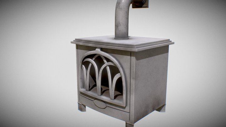 Ghibli like Fireplace 3D Model
