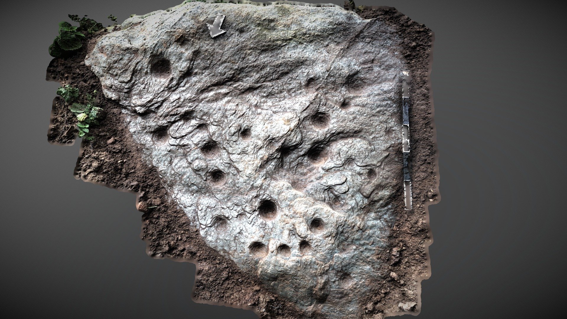 Rock Shelter  Cup Marks in Gleann Da-Eig