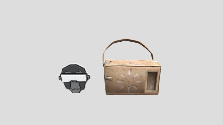 Gorilla Tag #WEAREVR Cosmetics 3D Model