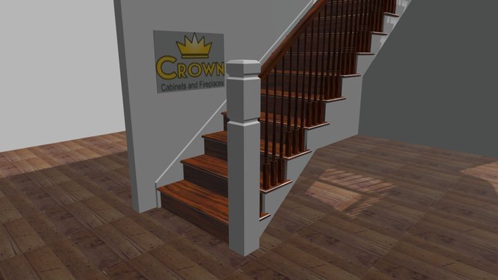 Sample Stairs 3D Model