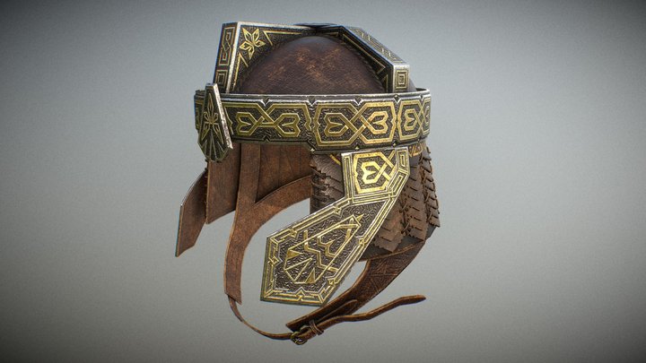 Gimli's Helmet 3D Model