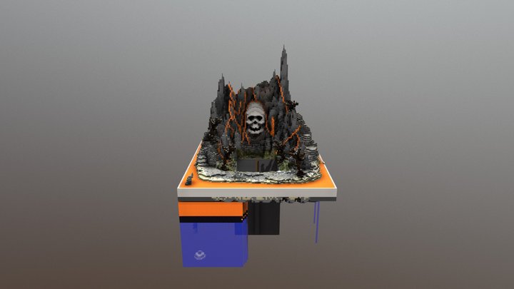 Prison Mine - Skull 3D Model
