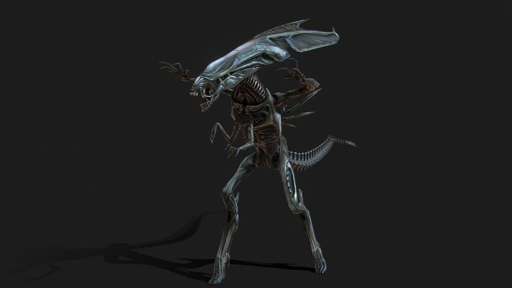 alien_queen_posed_1 3D Model