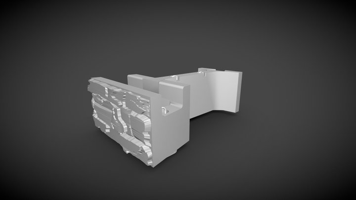 MaxumStone Retaining Wall System 3D Model