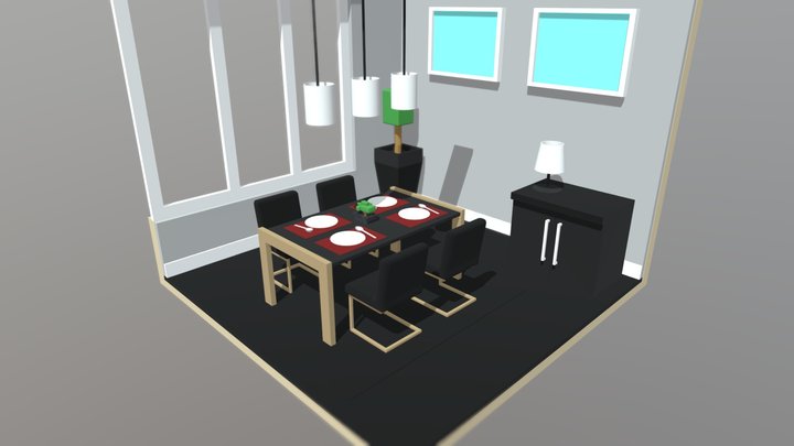 Dining room 3D Model