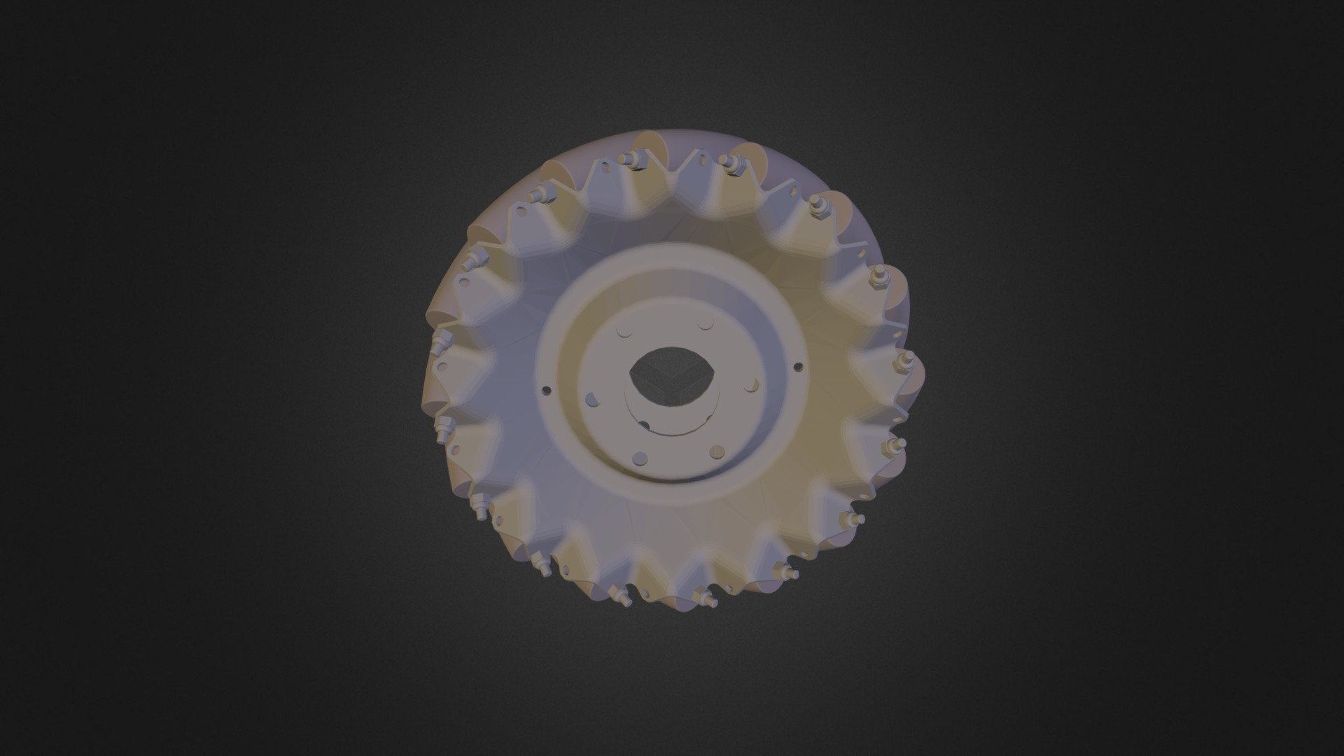 6" Mecanum Wheel Download Free 3D model by FRC Team 3489 (team3489
