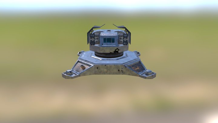 Aeon 4270 Turret 3D Model