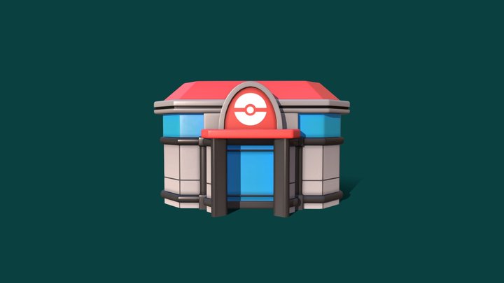 Pokemon Center 3D Model