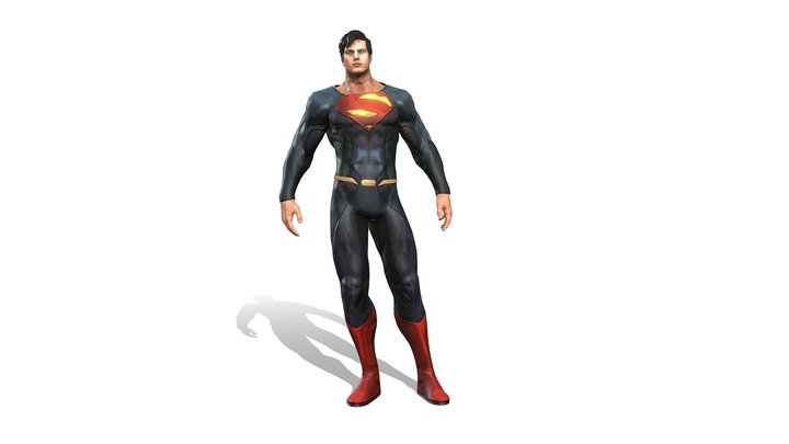 Superman - Dwarf Idle 3D Model