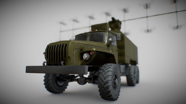 Radar station P-18 "Terek" (RL131) 3D Model