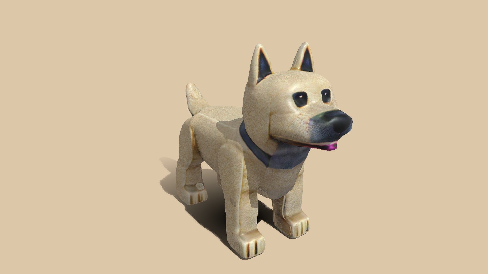 dog roblox style - Download Free 3D model by sv1nks [5e0e760] - Sketchfab