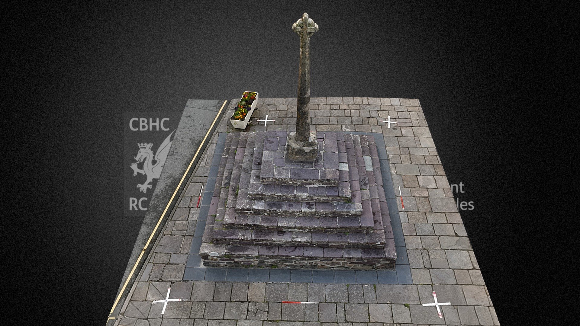 Croes y Ddinas Tyddewi | City Cross, St Davids - 3D model by CBHC ...