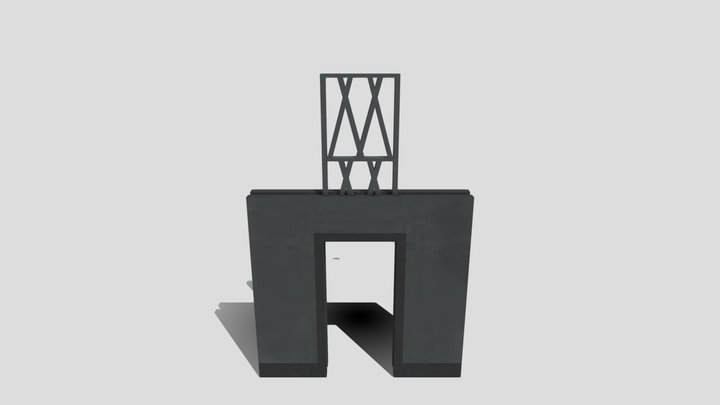 fnaf fan made door 3D Model