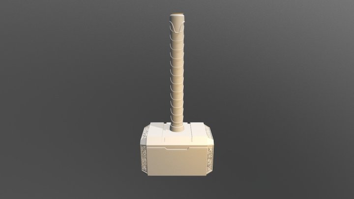 Thor's Hammer_Practice 3D Model