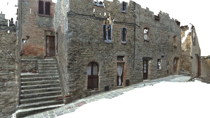 Castiglione d'Orcia - Mobile LiDAR 13 3D Model