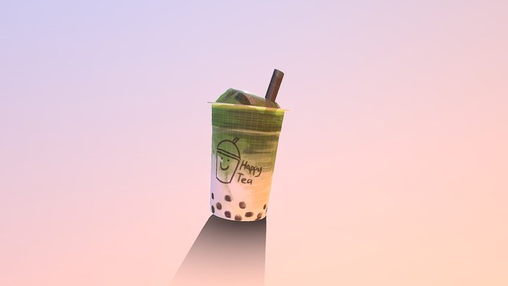 OBJ_BubbleTea_v04 3D Model