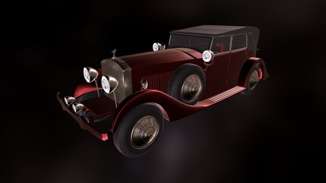 Rolls Royce Phantom II 1934 3D Model