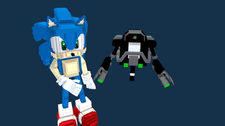 Sonic e Gama 2022 3D Model