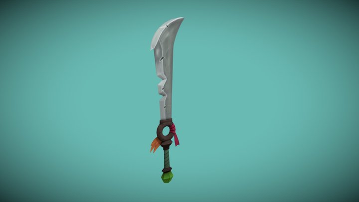 World of Weapon Craft: Two Handed Sword 3D Model