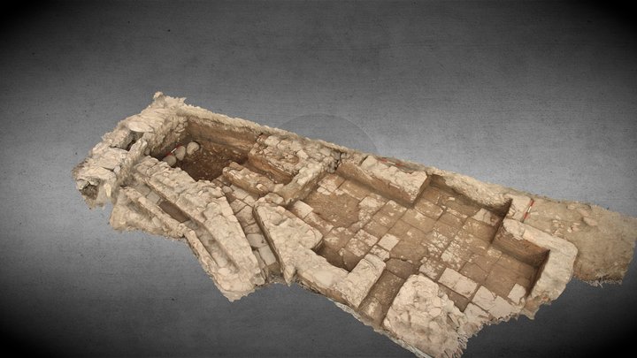 Vitale Valentino, Roman baths Ventrile 3D Model
