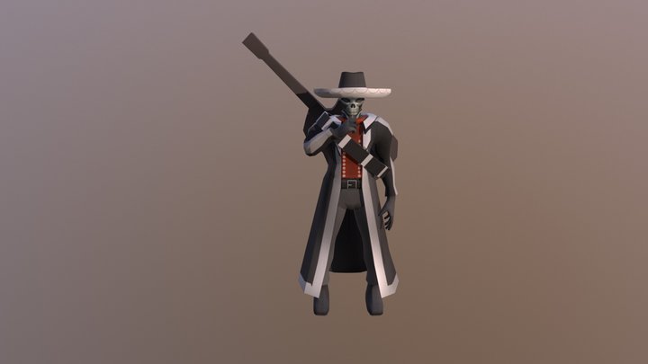 Reaper With Pose 3D Model