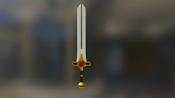 Knights Sword 3D Model