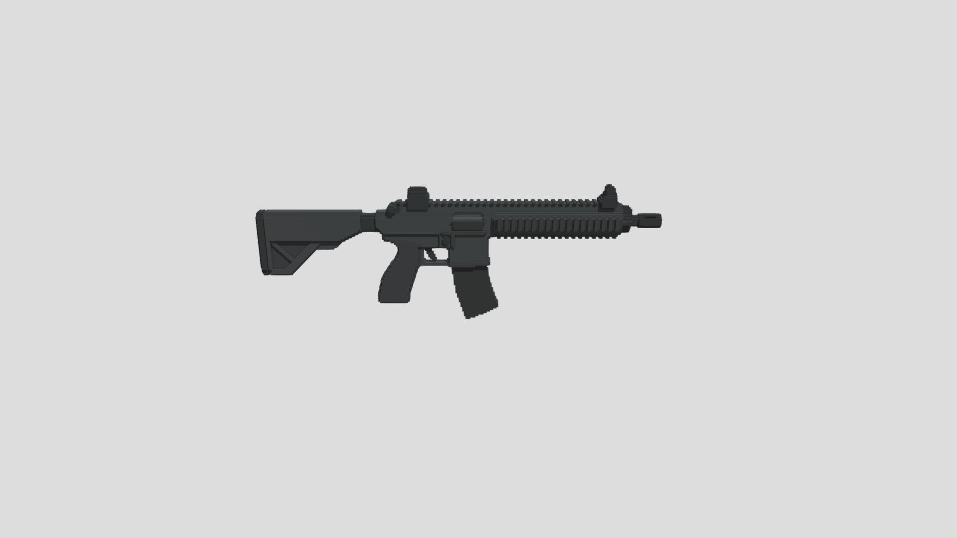 HK416 - 3D model by mxrcel (@mxrcel7475) [5e13feb] - Sketchfab