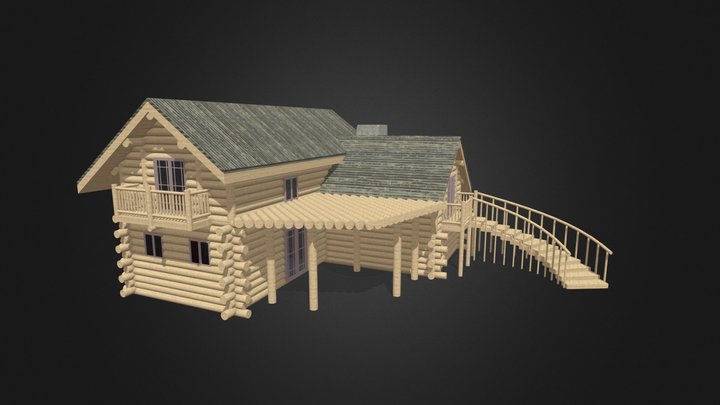 Mountain House 3D Model