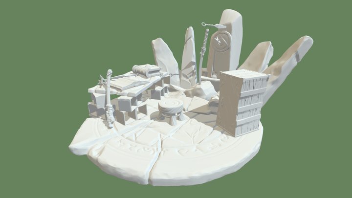 Adventurer's Camp - Laforce Bisong 3D Model