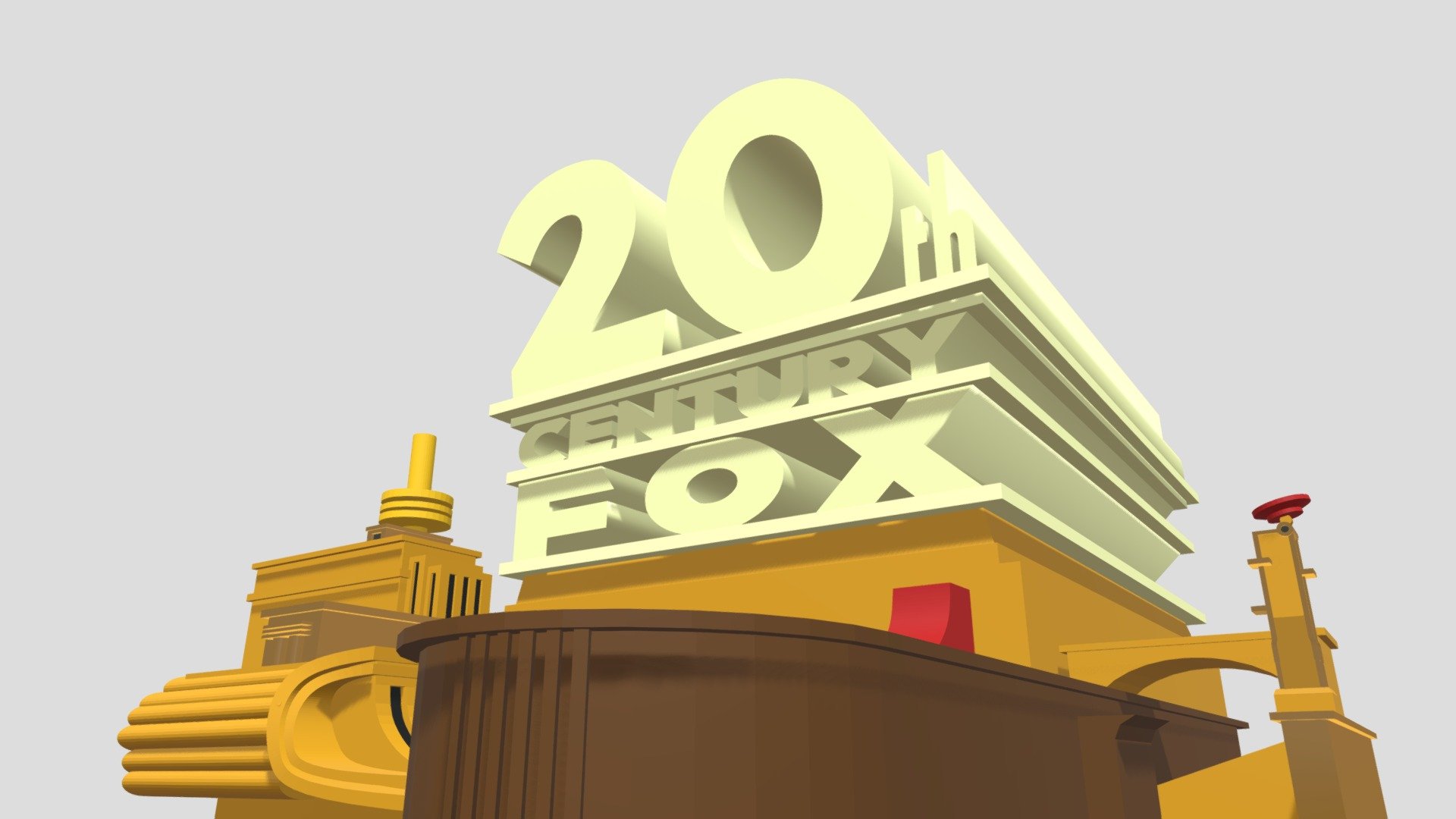 1981 Fox Logo - 3D model by SUS (@ratanakvichea) [5e14d40] - Sketchfab