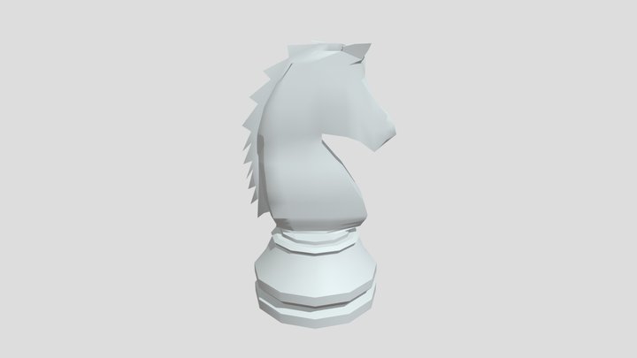 Chess Knight 3D Model