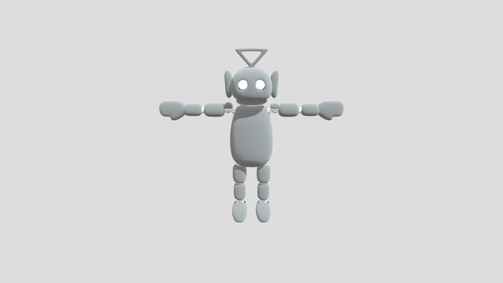 Tinky Winky V2 3D Model