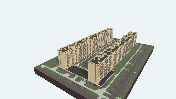 "НОВЫЙ СМОЛЕНСК", Дом № 7 3D Model