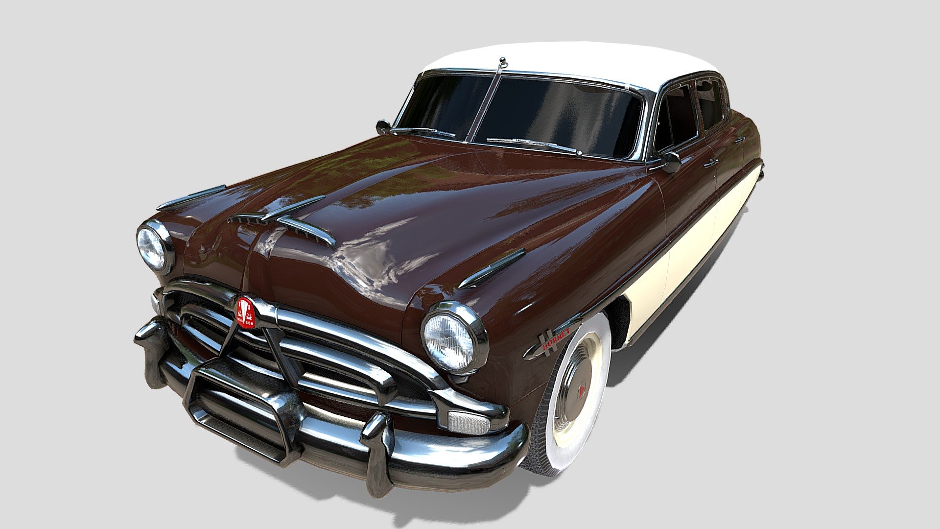 4 Door Hudson Hornet v2 - Buy Royalty Free 3D model by dragosburian ...