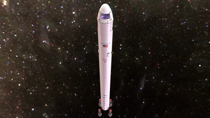 LT SpaceX Dragon V1 Cargo 3D Model