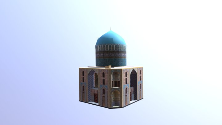 Iran Khajeh Rabi Tomb 3D Model