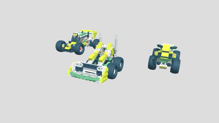 Lego creator set 31123 3D Model