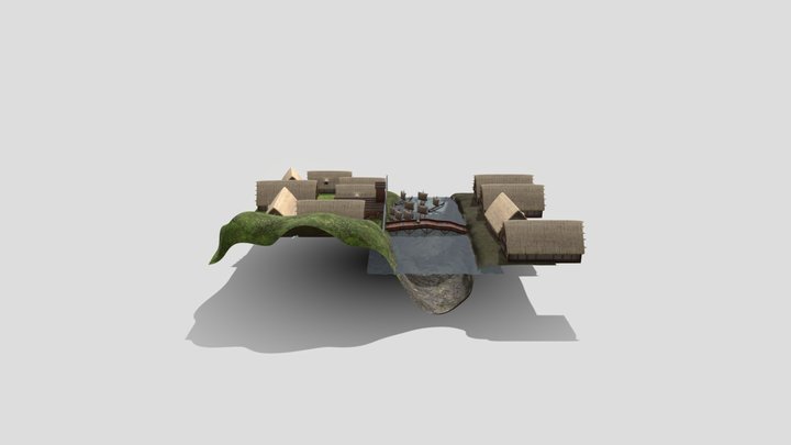 Viking Siege multiplayer map 3D Model