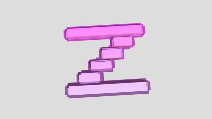 Lettering_004 3D Model