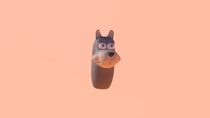 Cachorro 3d 3D Model